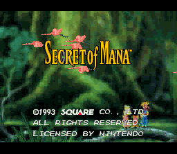 Secret of Mana title
